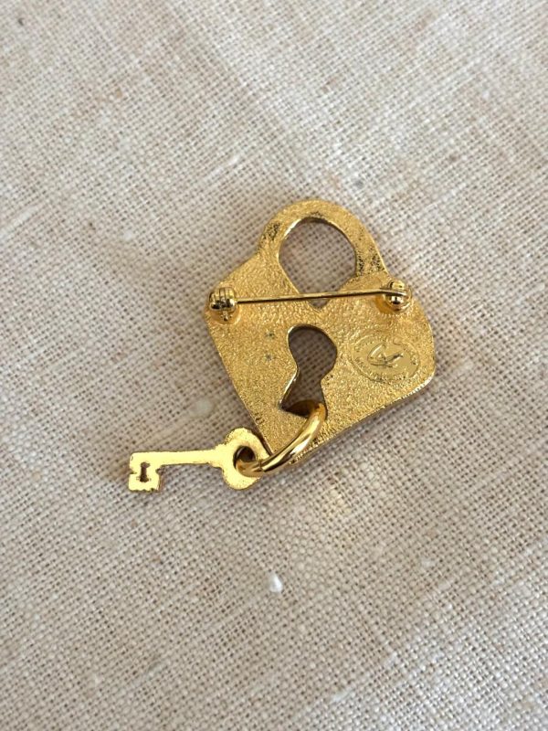 Broche Cadenas coeur Christian Lacroix – Image 2