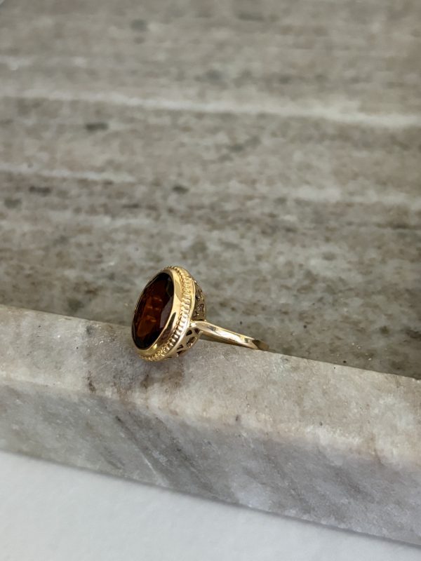 Bague Or & Citrine
