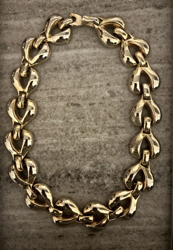 Collier vintage doré – Image 2