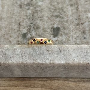 Bague or & pierres