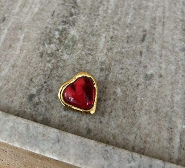 Broche coeur Yves saint Laurent – Image 4