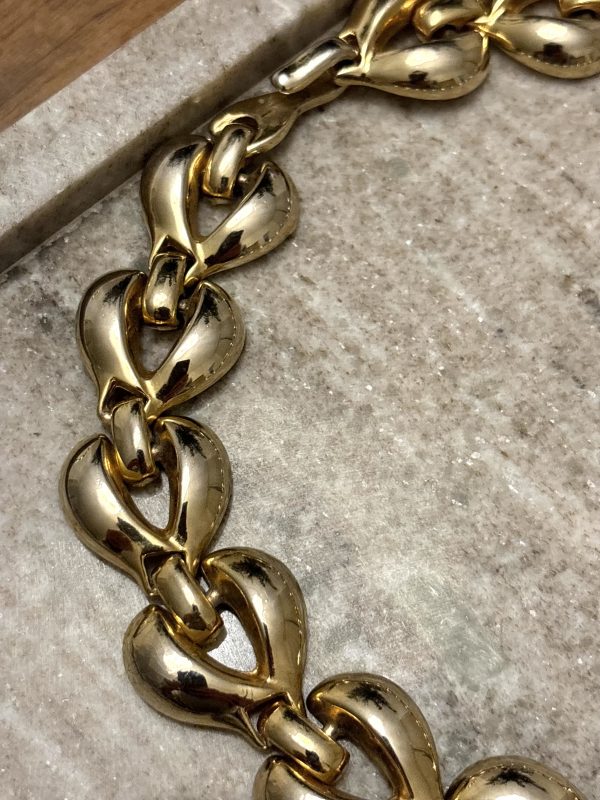 Collier vintage doré