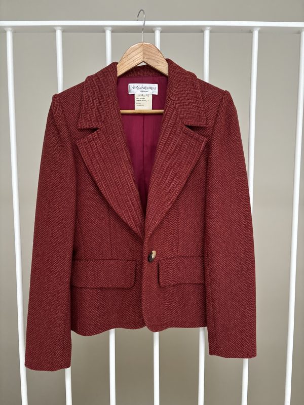 Veste tweed Yves saint laurent