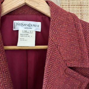 Veste tweed Yves saint laurent