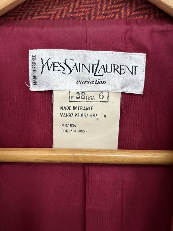 Veste tweed Yves saint laurent – Image 3
