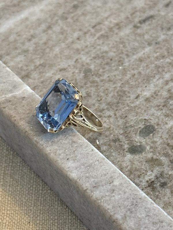 Bague en argent et Cristal