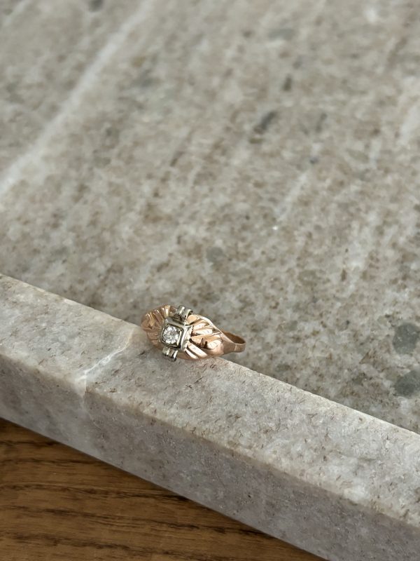 Bague tank or & pierre – Image 2