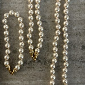 Parure vintage perles
