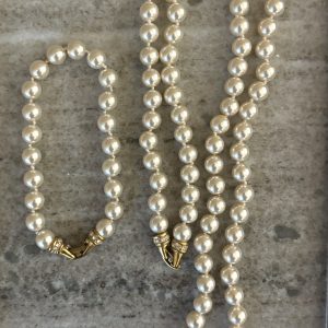 Parure vintage perles