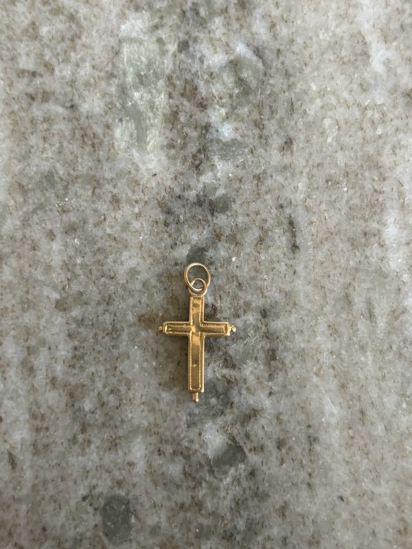 Pendentif croix en or – Image 2
