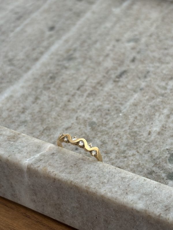 Bague en or anneau & diamants – Image 2