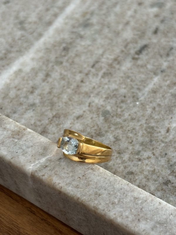 Bague en or & pierre – Image 2