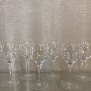 Verres cristal de sèves