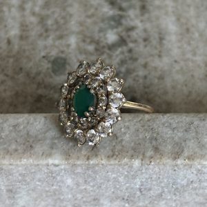 Bague marguerite en argent
