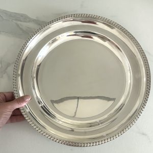 Plat en metal argenté Felix Frères