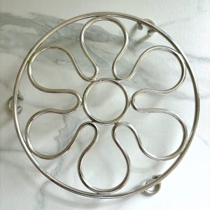 Dessous de plat en métal argenté Felix frères