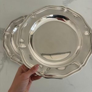 Plat métal argenté Christofle