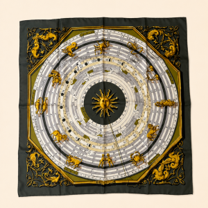 Foulard Hermès  » Astrologie  » avec sa boite