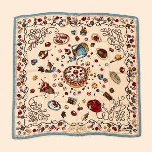 Foulard Longchamp en soie