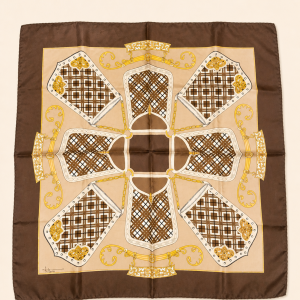 Foulard vintage en soie