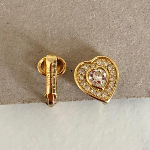 Boucles d&rsquo;oreilles clips vintage DIOR